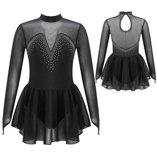 Mädchen eiskunstlaufkleid - mädchen,
