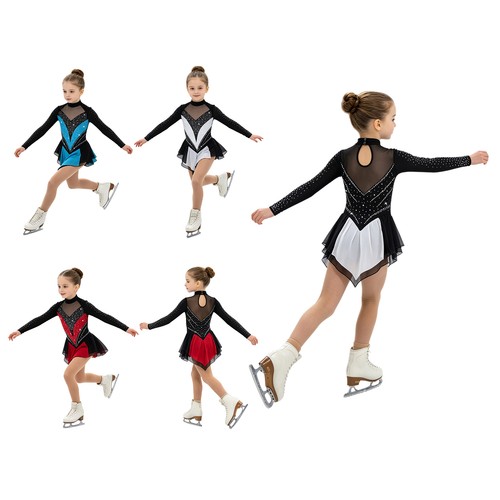 Mädchen eislauf trikot - mädchen, eislauf-trikot