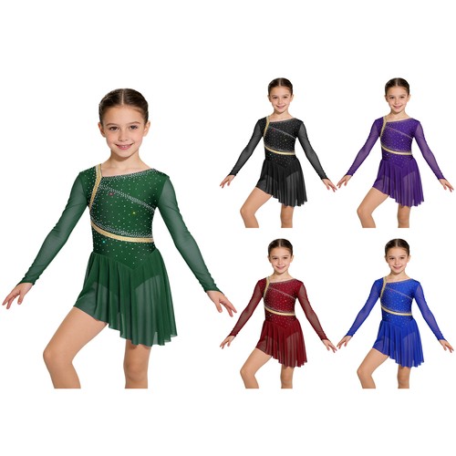 Mädchens eiskunstlaufkleid - mädchens,